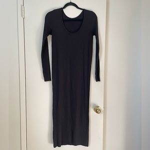 H&M sweater dress (size M) with a scoop neck at the back.